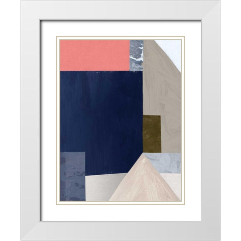 Alternative III White Modern Wood Framed Art Print with Double Matting by PI Studio