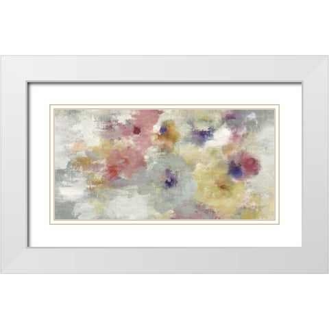 Dulcet I White Modern Wood Framed Art Print with Double Matting by PI Studio