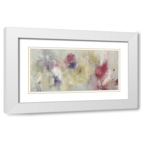Dulcet II White Modern Wood Framed Art Print with Double Matting by PI Studio