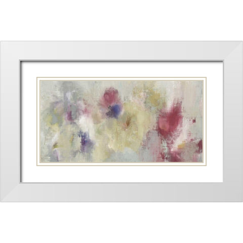 Dulcet II White Modern Wood Framed Art Print with Double Matting by PI Studio