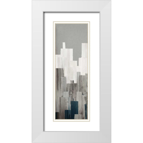 Ripped City I White Modern Wood Framed Art Print with Double Matting by PI Studio