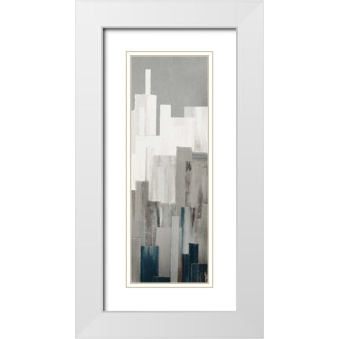 Ripped City III White Modern Wood Framed Art Print with Double Matting by PI Studio