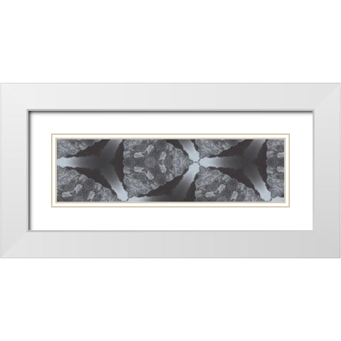 Dreams Time  White Modern Wood Framed Art Print with Double Matting by PI Studio