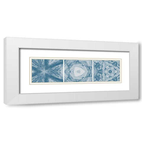 Perceptible White Modern Wood Framed Art Print with Double Matting by PI Studio