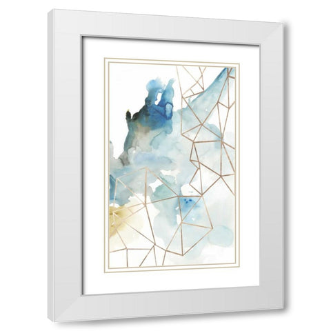 Under Construction I White Modern Wood Framed Art Print with Double Matting by PI Studio