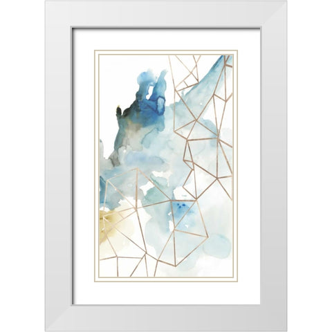 Under Construction I White Modern Wood Framed Art Print with Double Matting by PI Studio