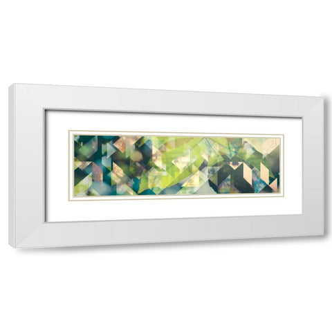 Follicle White Modern Wood Framed Art Print with Double Matting by PI Studio