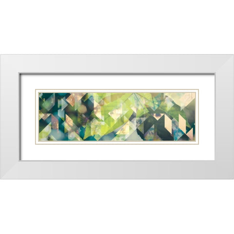 Follicle White Modern Wood Framed Art Print with Double Matting by PI Studio