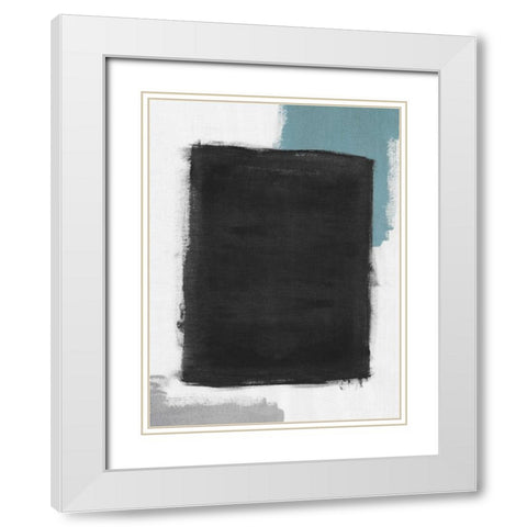 Silence I White Modern Wood Framed Art Print with Double Matting by PI Studio