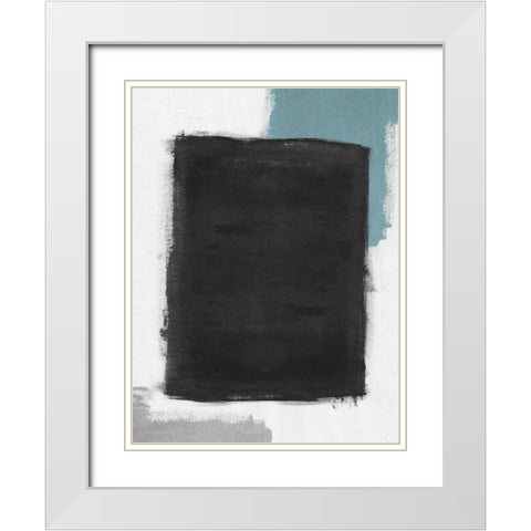 Silence I White Modern Wood Framed Art Print with Double Matting by PI Studio