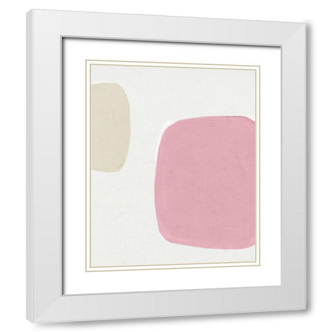 Imperfect II White Modern Wood Framed Art Print with Double Matting by PI Studio