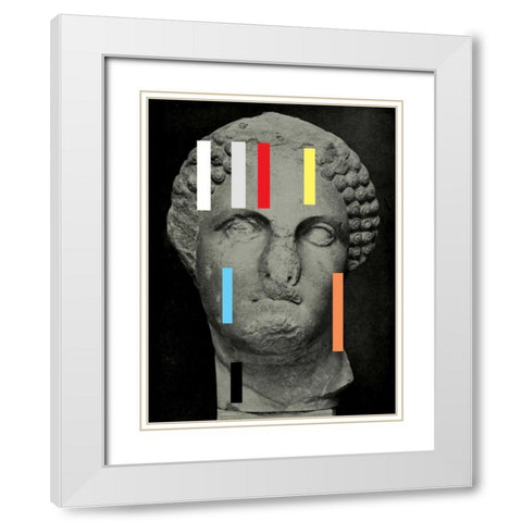 Alone II White Modern Wood Framed Art Print with Double Matting by PI Studio