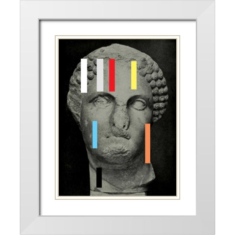 Alone II White Modern Wood Framed Art Print with Double Matting by PI Studio