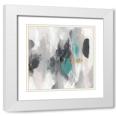 Gray Days I White Modern Wood Framed Art Print with Double Matting by PI Studio