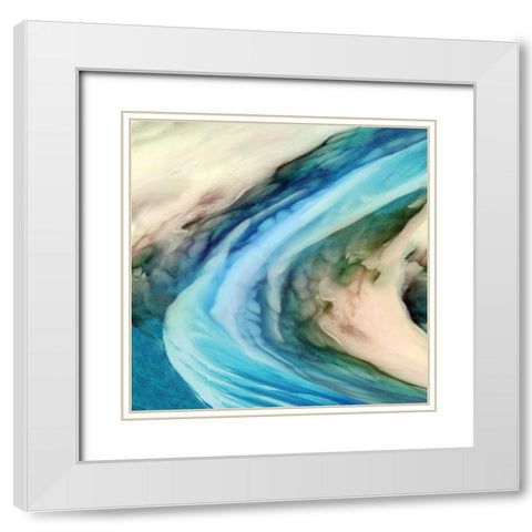 In the Galaxy White Modern Wood Framed Art Print with Double Matting by PI Studio