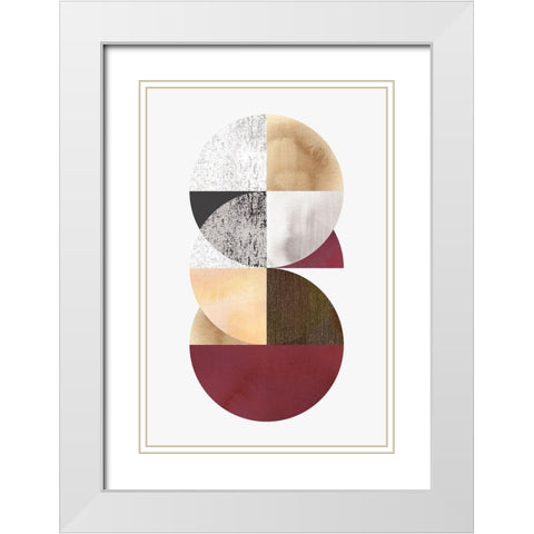 On the Brink II White Modern Wood Framed Art Print with Double Matting by PI Studio
