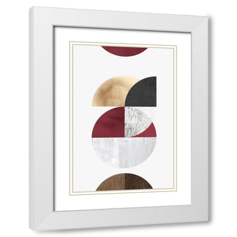 On the Brink III White Modern Wood Framed Art Print with Double Matting by PI Studio