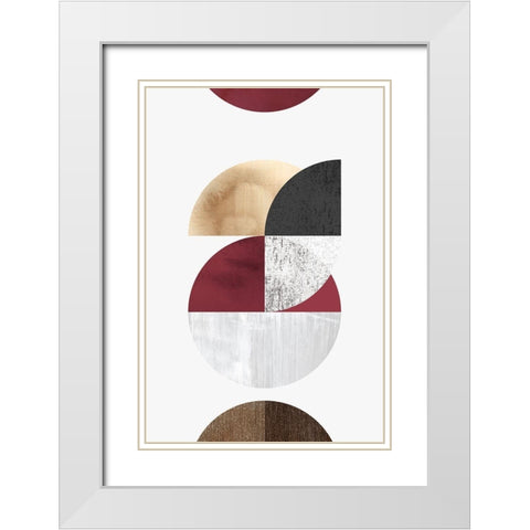 On the Brink III White Modern Wood Framed Art Print with Double Matting by PI Studio