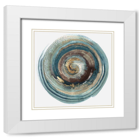 Into the Dark II  White Modern Wood Framed Art Print with Double Matting by PI Studio