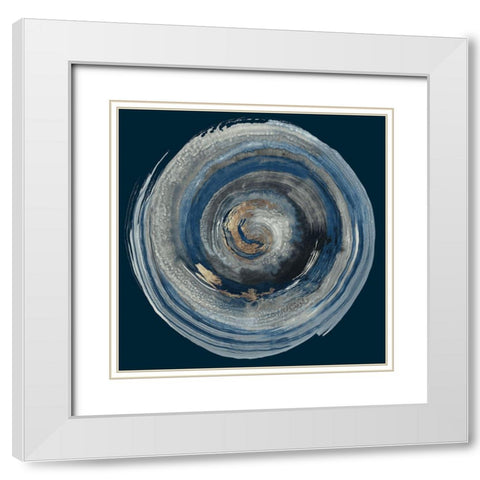 Into the Dark II  White Modern Wood Framed Art Print with Double Matting by PI Studio