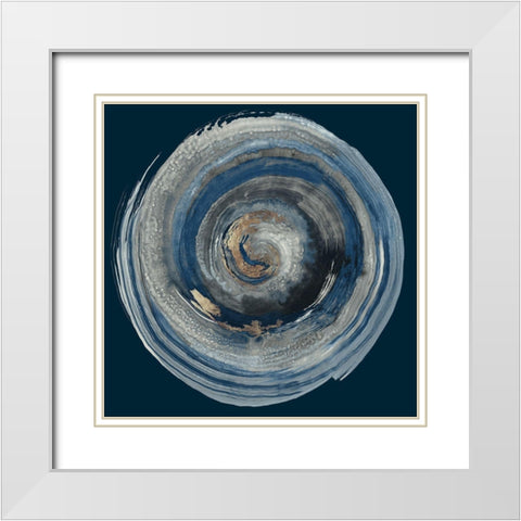 Into the Dark II  White Modern Wood Framed Art Print with Double Matting by PI Studio