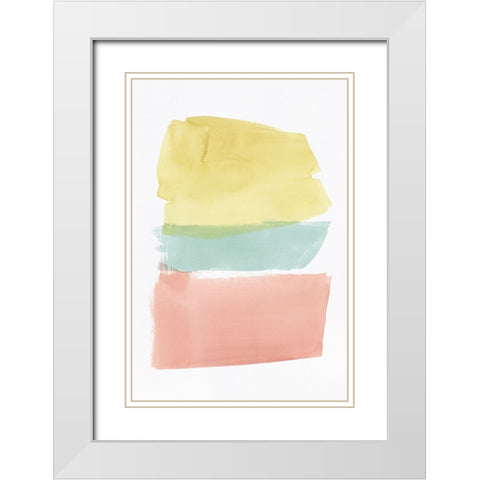 Delectable I White Modern Wood Framed Art Print with Double Matting by PI Studio