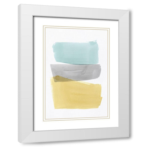 Delectable III  White Modern Wood Framed Art Print with Double Matting by PI Studio