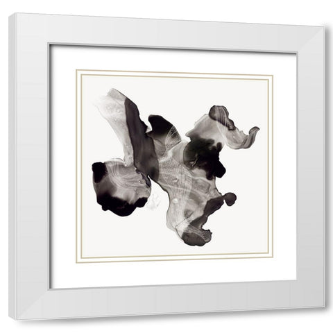 Pandoras Box III White Modern Wood Framed Art Print with Double Matting by PI Studio