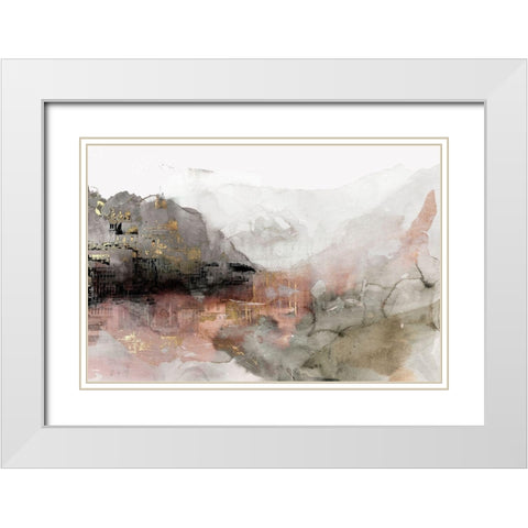 Vanished  White Modern Wood Framed Art Print with Double Matting by PI Studio