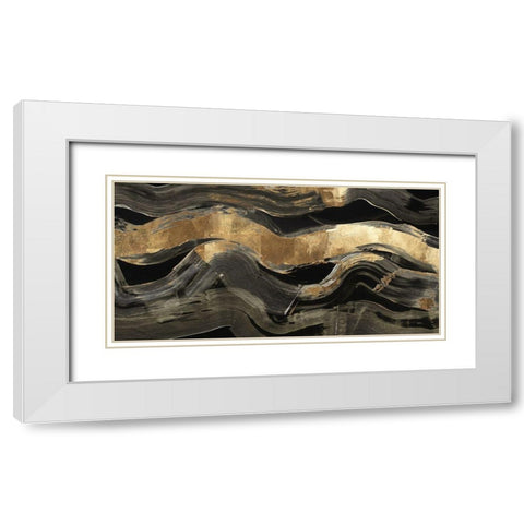 Golden Hour IIÂ  White Modern Wood Framed Art Print with Double Matting by PI Studio