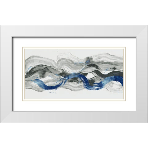 Poised II  White Modern Wood Framed Art Print with Double Matting by PI Studio