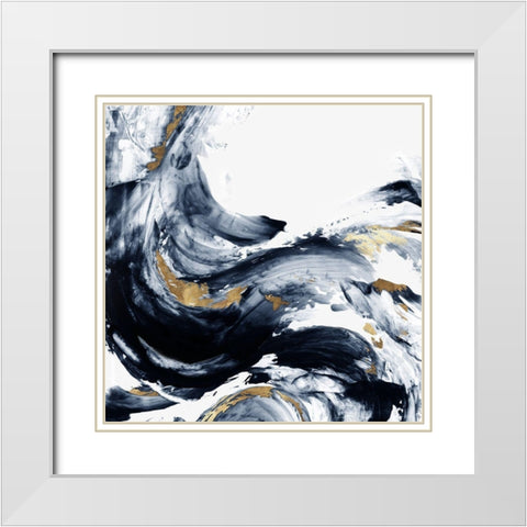 Faded Memories II   White Modern Wood Framed Art Print with Double Matting by PI Studio