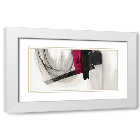 On Hold I  White Modern Wood Framed Art Print with Double Matting by PI Studio