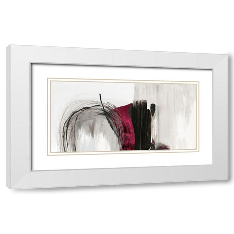 On Hold II  White Modern Wood Framed Art Print with Double Matting by PI Studio