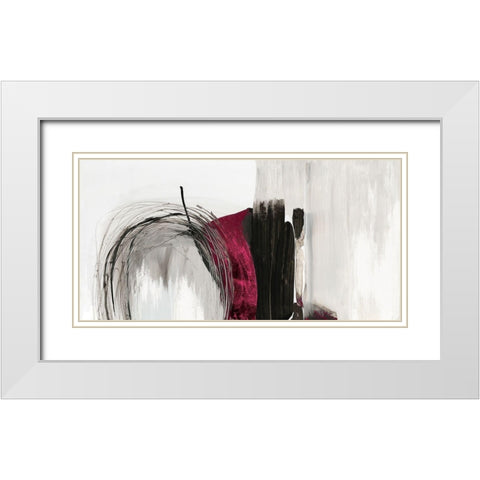 On Hold II  White Modern Wood Framed Art Print with Double Matting by PI Studio
