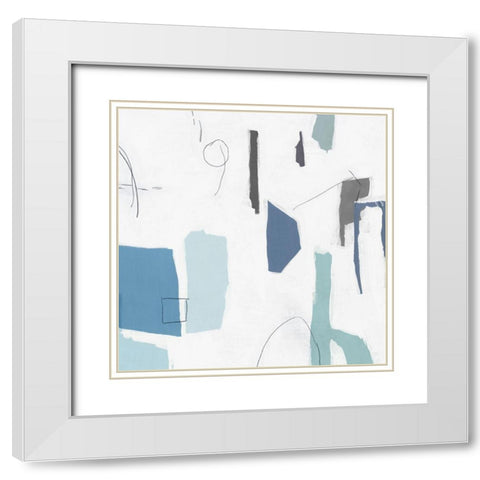 Ultra II  White Modern Wood Framed Art Print with Double Matting by PI Studio