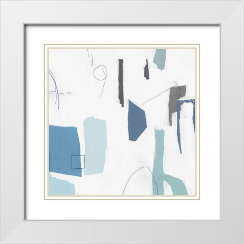 Ultra II  White Modern Wood Framed Art Print with Double Matting by PI Studio