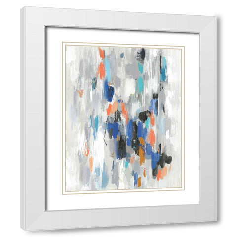 Speciality I  White Modern Wood Framed Art Print with Double Matting by PI Studio