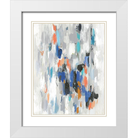 Speciality I  White Modern Wood Framed Art Print with Double Matting by PI Studio