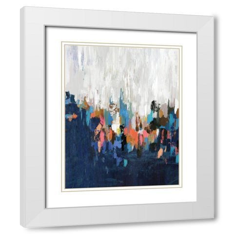 Speciality II  White Modern Wood Framed Art Print with Double Matting by PI Studio