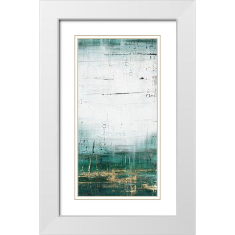 Love Adorned I  White Modern Wood Framed Art Print with Double Matting by PI Studio