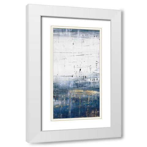 Love Adorned II  White Modern Wood Framed Art Print with Double Matting by PI Studio