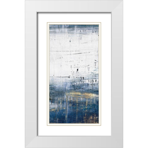 Love Adorned II  White Modern Wood Framed Art Print with Double Matting by PI Studio