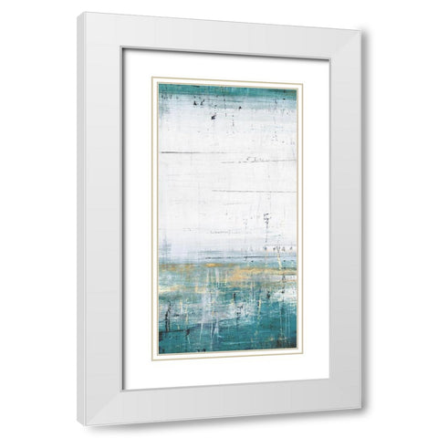 Love Adorned III  White Modern Wood Framed Art Print with Double Matting by PI Studio