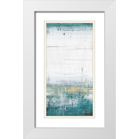 Love Adorned III  White Modern Wood Framed Art Print with Double Matting by PI Studio