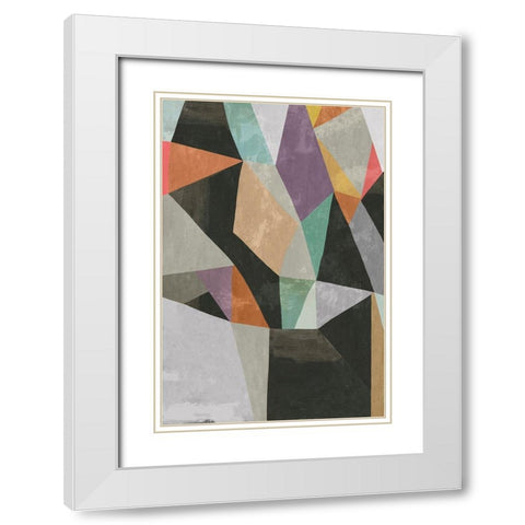 Entanglement II  White Modern Wood Framed Art Print with Double Matting by PI Studio