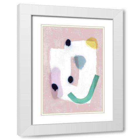 Creating the Space II White Modern Wood Framed Art Print with Double Matting by PI Studio