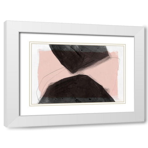 Secrets of Significance II White Modern Wood Framed Art Print with Double Matting by PI Studio