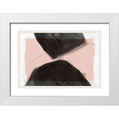 Secrets of Significance II White Modern Wood Framed Art Print with Double Matting by PI Studio