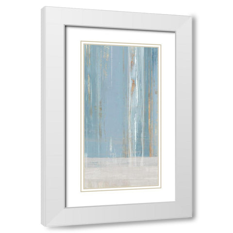Awoken Might I White Modern Wood Framed Art Print with Double Matting by PI Studio